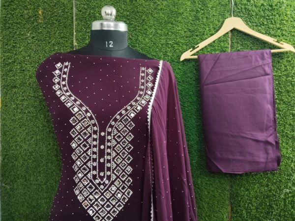 Elegant Purple Designer Suit - Image 2