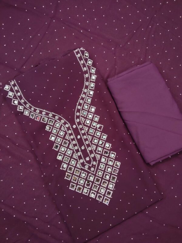 Elegant Purple Designer Suit - Image 3